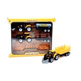 Magic Toys Munkagép pótkocsival 3db-os szett