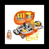 Magic Toys Nagy játék barkácsszett gurulós kofferban 30db-os