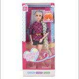 Magic Toys Nicky festett hajú divatbaba