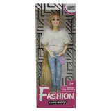 Magic Toys Nicky: Happy Friends divatbaba szett kis táskával