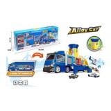 Magic Toys Parkológarázzsá alakítható kamion készlet funkciókkal