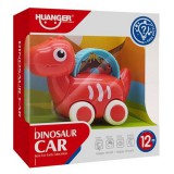 Magic Toys Piros dínós bébi kisautó mozgóképpel 10,5cm