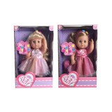 Magic Toys Pisilős hajas baba kétféle változatban kiegészítőkkel 30cm