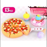 Magic Toys Pizza játékszett édességekkel 13db-os