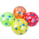 Magic Toys Pöttyös gumilabda 23cm-es többféle színváltozatban