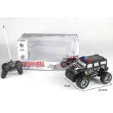 Magic Toys RC Fekete Off-Road távirányítós rendőrautó fénnyel (MKL452543) (MKL452543) - Távirányítós jármű