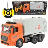 Magic Toys RC Távirányítós ECO szelektív hulladékgyűjtő kamion fény effektekkel 1/14-es méretarány 27MHz 30cm
