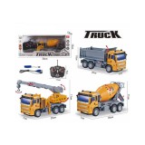 Magic Toys RC Távirányítós Építőipari autó világítással, háromféle változatban