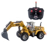 Magic Toys RC távirányítós exkavátor munkagép fénnyel 1:30