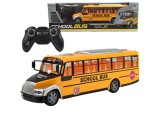 Magic Toys RC távirányítós sárga iskolabusz fényeffektekkel és akkumulátorral 27MHz 40cm