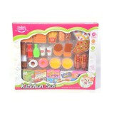 Magic Toys Reggelizős játékszett grill hússal és kiegészítőkkel