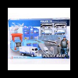 Magic Toys Rendőrőrs fénnyel és hanggal, 4db kisautóval