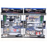 Magic Toys Rendőrségi játékszett járművekkel és kiegészítőkkel kétféle változatban