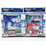 Magic Toys Reptéri játékszett repülőkkel és kiegészítőkkel kétféle változatban