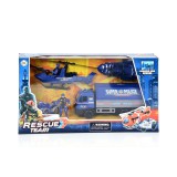 Magic Toys Rescue Team rendőrségi játék szett motorral