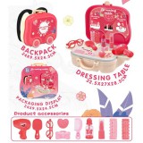 Magic Toys Rózsaszín 2az1-ben fodrász szett gurulós bőröndben kiegészítőkkel