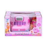 Magic Toys Rózsaszín digitális pénztárgép kiegészítőkkel