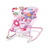 Magic Toys Rózsaszín elefántos pihenőszék rezgő funkcióval és hanggal