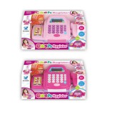 Magic Toys Rózsaszín elektronikus pénztárgép kiegészítőkkel kétféle változatban