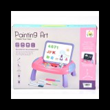 Magic Toys Rózsaszín mágneses rajztábla asztalban