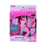 Magic Toys Rózsaszín póni kiegészítőkkel