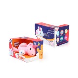 Magic Toys Rózsaszín unikornis plüss fény és hang effektekkel