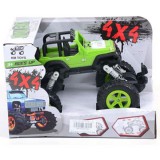 Magic Toys Rugós terepjáró autó 4x4-es zöld színben