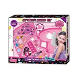 Magic Toys S&Lí Cosmetics prémium köröm és smink készlet szívecske tárolóban