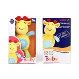 Magic Toys Sárga színű plüss tehén fény és hang effektekkel 30cm