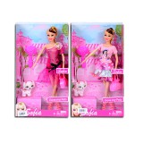 Magic Toys Sofia divatbaba kutyusával 2 változatban