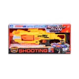 Magic Toys Soft Bullet Gun Forgótáras szivacslövő játék fegyver szett sárga színben