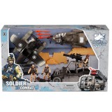 Magic Toys Soldier Force 9 Katonai játék szett hidroplánnal és kutyával