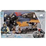 Magic Toys Soldier Force 9 Katonai játék szett hidroplánnal és kutyával (MKL360131) (MKL360131) - Helikopterek, repülők