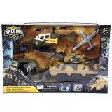 Magic Toys Special Combat katonai bázis harci járművekkel játékszett
