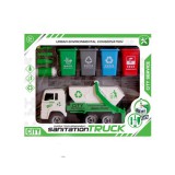 Magic Toys Szelektív hulladékszállító kukásautó kiegészítőkkel