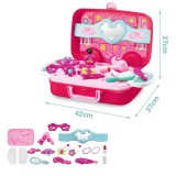 Magic Toys Szépítkező gurulós kézitáska 17db-os szett