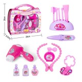 Magic Toys Szépségszett átlátszó-pink bőröndben kiegészítőkkel