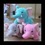 Magic Toys Színes plüss elefánt többféle változatban 25cm