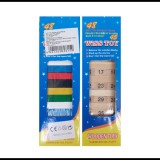 Magic Toys Színes vagy számos fa Jenga ügyességi játék több változatban
