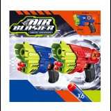 Magic Toys Szivacslövő pisztoly céltáblával és 6db tölténnyel kétféle változatban 1db