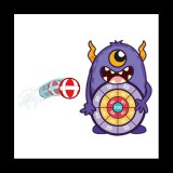 Magic Toys Szörnyes tépőzáras célbadobó játék