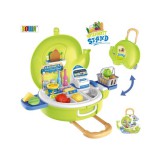 Magic Toys Szupermarket guruló elefántos bőröndben 30db-os