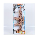 Magic Toys Távcsöves terepszínű játék gépfegyver rezgéssel és hang effekttel