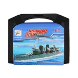 Magic Toys Tengeralattjáró modell fém építőjáték 514db-os szett bőröndben