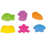 Magic Toys Tengeri állatos 6 db-os homokozó forma szett
