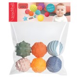 Magic Toys Touchball: Tapintás fejlesztő 6db-os labda szett pasztell színben