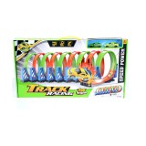 Magic Toys Track Racing szuper hurok versenypálya két hátrahúzós kisautóval