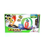 Magic Toys Track Racing versenypálya hurokkal és hátrahúzós kisautóval