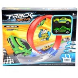 Magic Toys Track Racing versenypálya, hurokkal, kilövővel és két kisautóval (MKK332322) (MKK332322) - Autóversenypályák