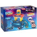 Magic Toys Turbo Racers Autómosó pályaszett kisautóval több színváltozatban